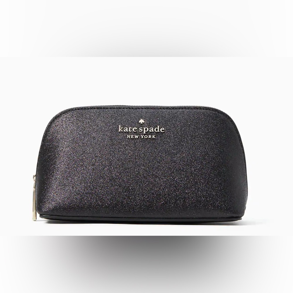 Kate Spade Glitter Cosmetics Bag New With Tags